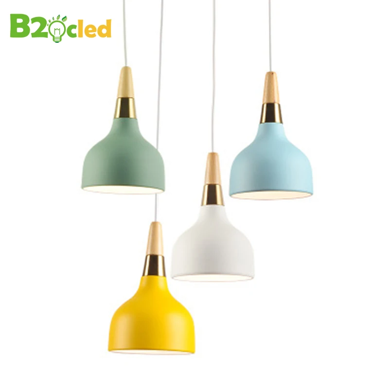 Современный E27 LED подвесной светильник для дома столовой украшения потолочный