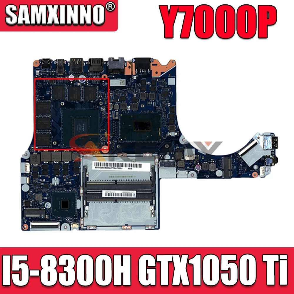

Akemy For Lenovo Y7000P Laptop motherboard I5-8300H CPU GTX1050 Ti 4G GDDR5 FY510 NM-B962 MAIN BOARD