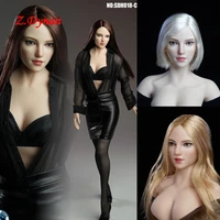 in stock super duck 16 sdh018 abc beauty pale skin girl head sculpt female long blonde hair for 12 tbleague body figure