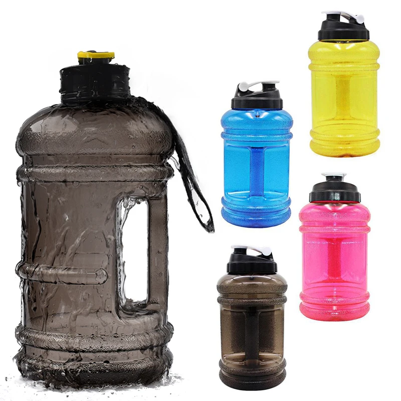Sport Kettle with Cap Outdoor Workout Water Bottle 2.2L PETG New Durability Practicality Gym Kitchen Accessories Training Tool | Спорт и