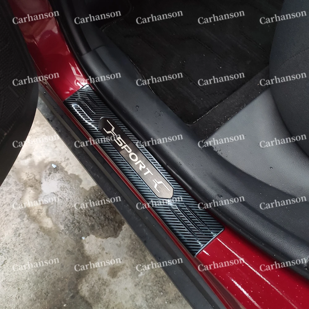 Car Door Sill Cover For Toyota RAV4 2020 Accessories stainless steel Pedal XA50 Protector Scuff Plate Auto Styling Sticker Trim |
