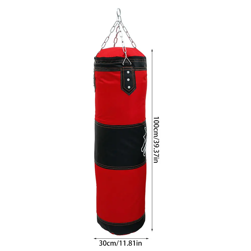 

Professional Boxing Punching Bag Fitness Sandbag Home Hook Hanging Kick Punching Training Fight Karate Punch Muay Thai Sand Bag
