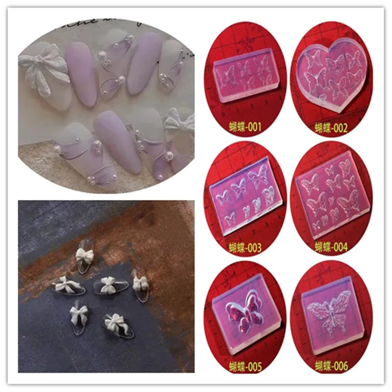 

3D резная силиконовая форма для ногтей, для стемпинга, Camellia/корпус/бабочка/звездный узор, сделай сам, УФ-гель, акриловые кристаллические шабл...