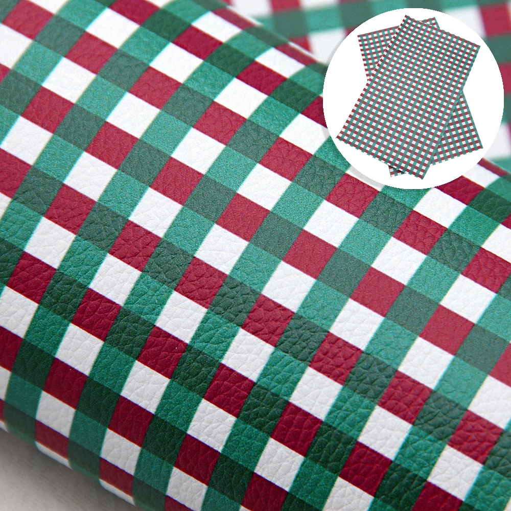 David accessories20 * 33cm litchi печатная искусственная кожа ткань DIY Синтетическая ремесла
