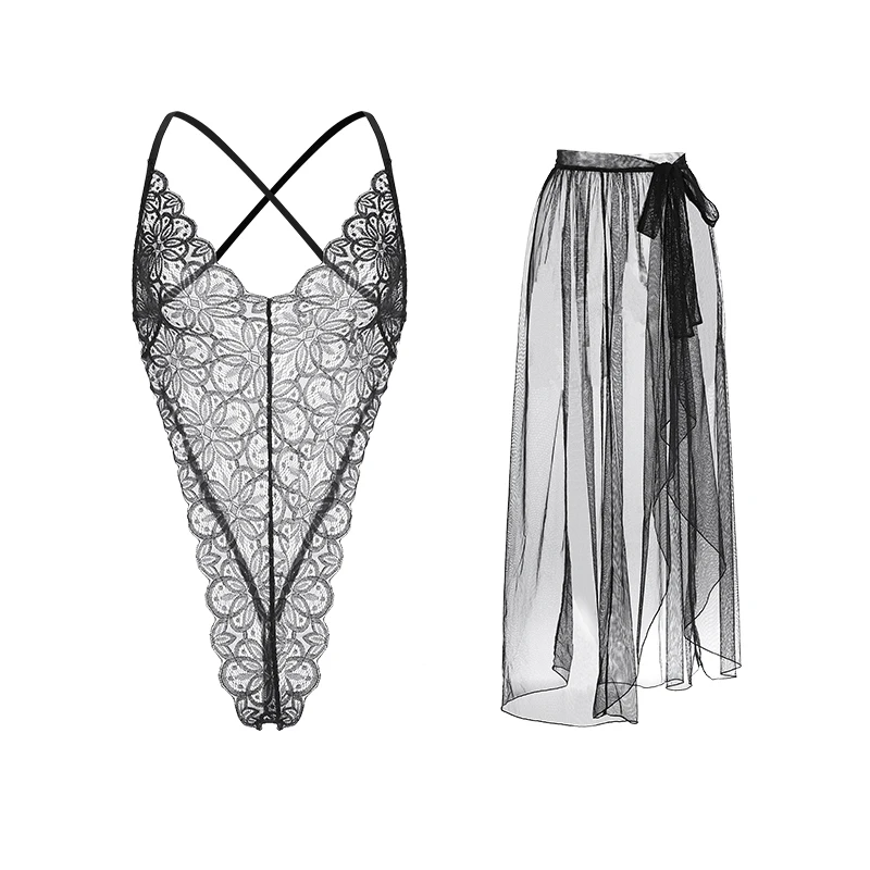 

Sexy underwear transparent nightdress passion suit sexy super Sao perspective pajamas uniform seductive free to take off