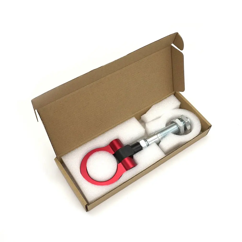 

Модные складной кольцо гонки Heavy Duty буксировочный крюк для Hyundai Veloster 2012-2017 прочный и супер сила