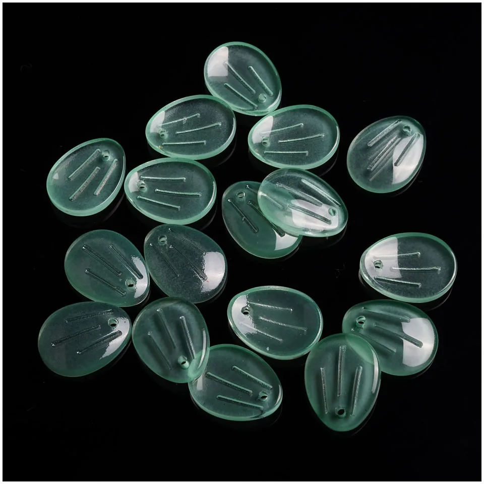 Бусины из зеленой глазури аксессуары сделай сам стеклянные бусины для