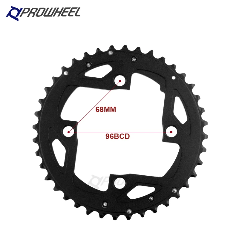 Звездочка для горного велосипеда PROWHEEL 64/96/104 BCD тройная пластина 8 9 10 11 скорость