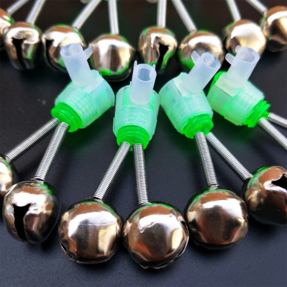 5 шт. удочка колокольчики сигнализаторы для укуса зажим зажима кольца приманки