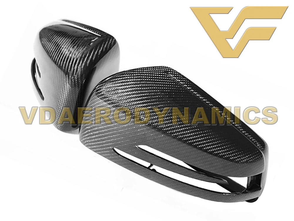 Чехлы на боковые зеркала из углеродного волокна подходят для 12 18 BENZ W176 A Class A160 A180