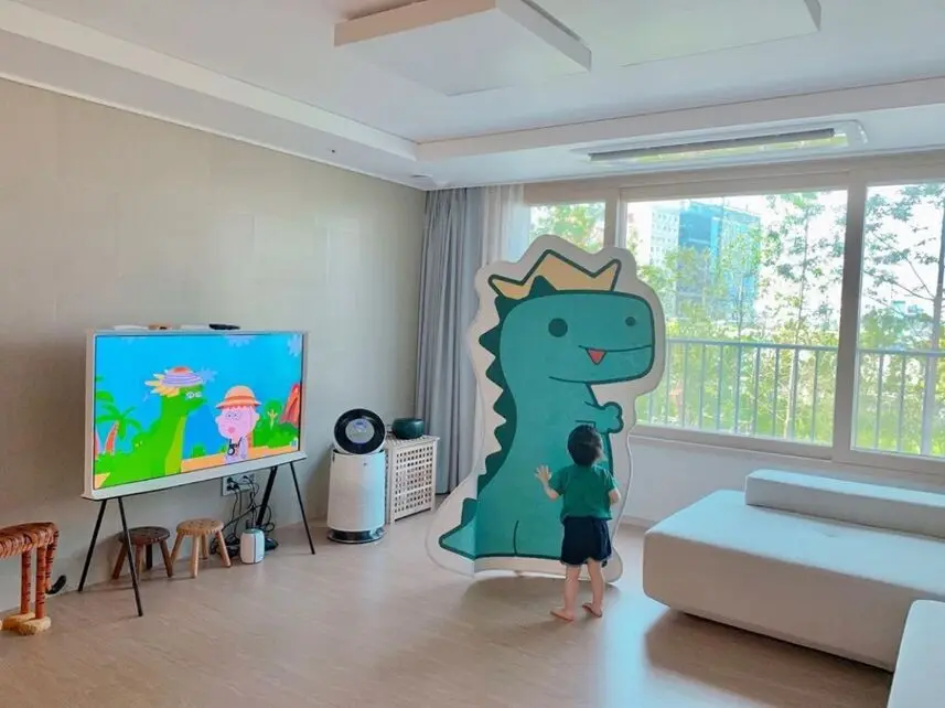 Большой детский коврик для ползания толстый пенный гостиной палатки милый игр в