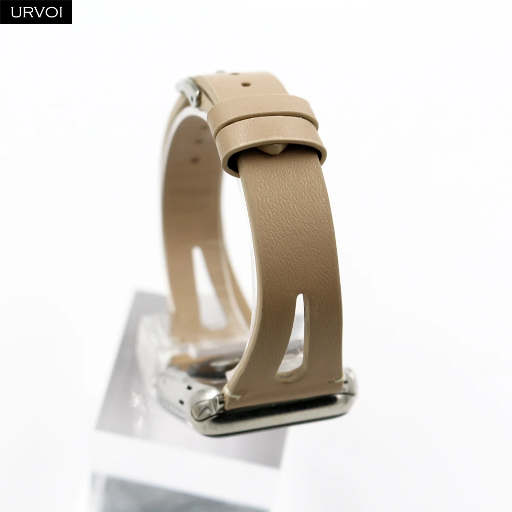 Ремешок URVOI из натуральной кожи для Apple Watch series 6 SE 5 4 3 2 1|Ремешки часов| |
