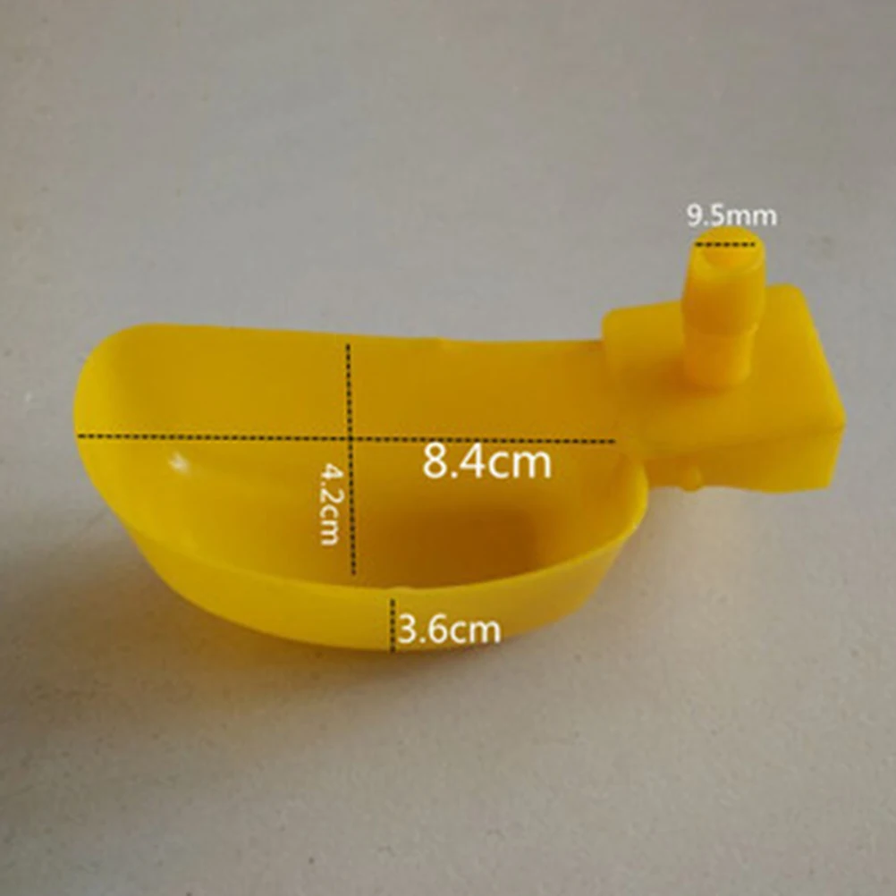 

4pcs Bird Drinking Quail Drinker Pigeons Water Bowl Poultry Drinking Cup Quail Cages Farm Pet Equipment 2 Left+2 Right