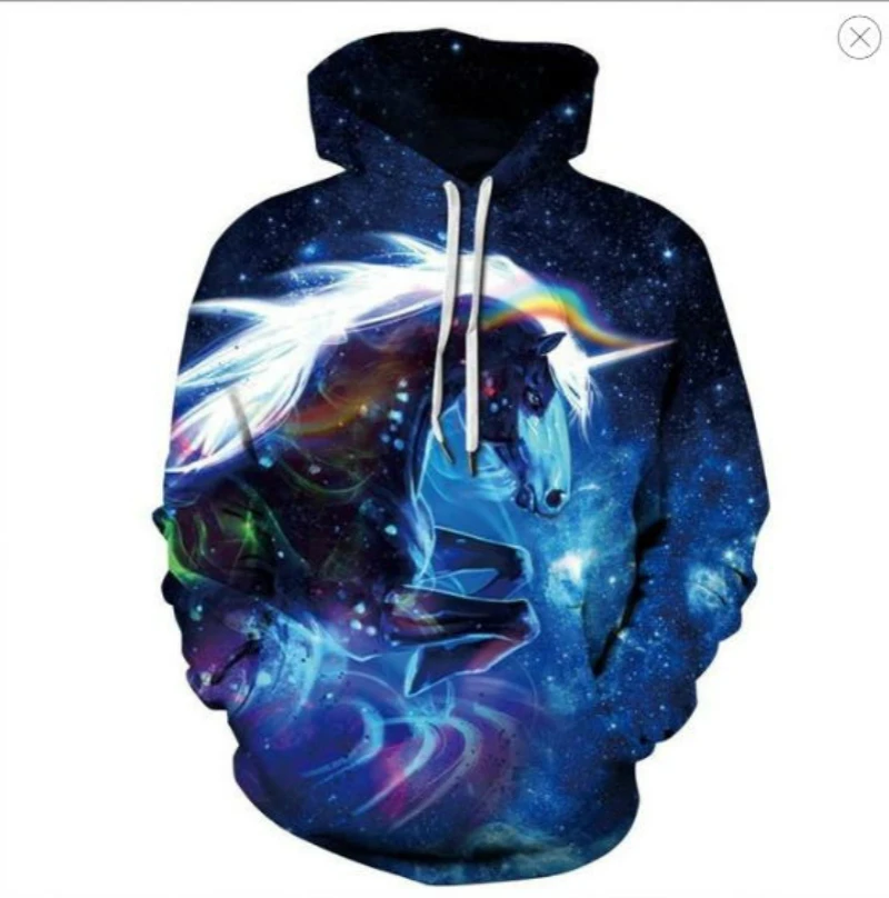 

New 3D printed hoodie men's sports fashion casual wear S-4XL