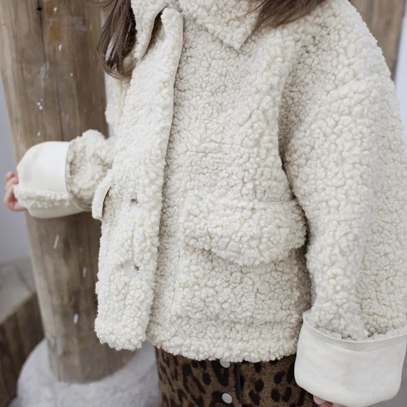 WLG/зимние плотные куртки для мальчиков и девочек Детские Бежевые Коричневые