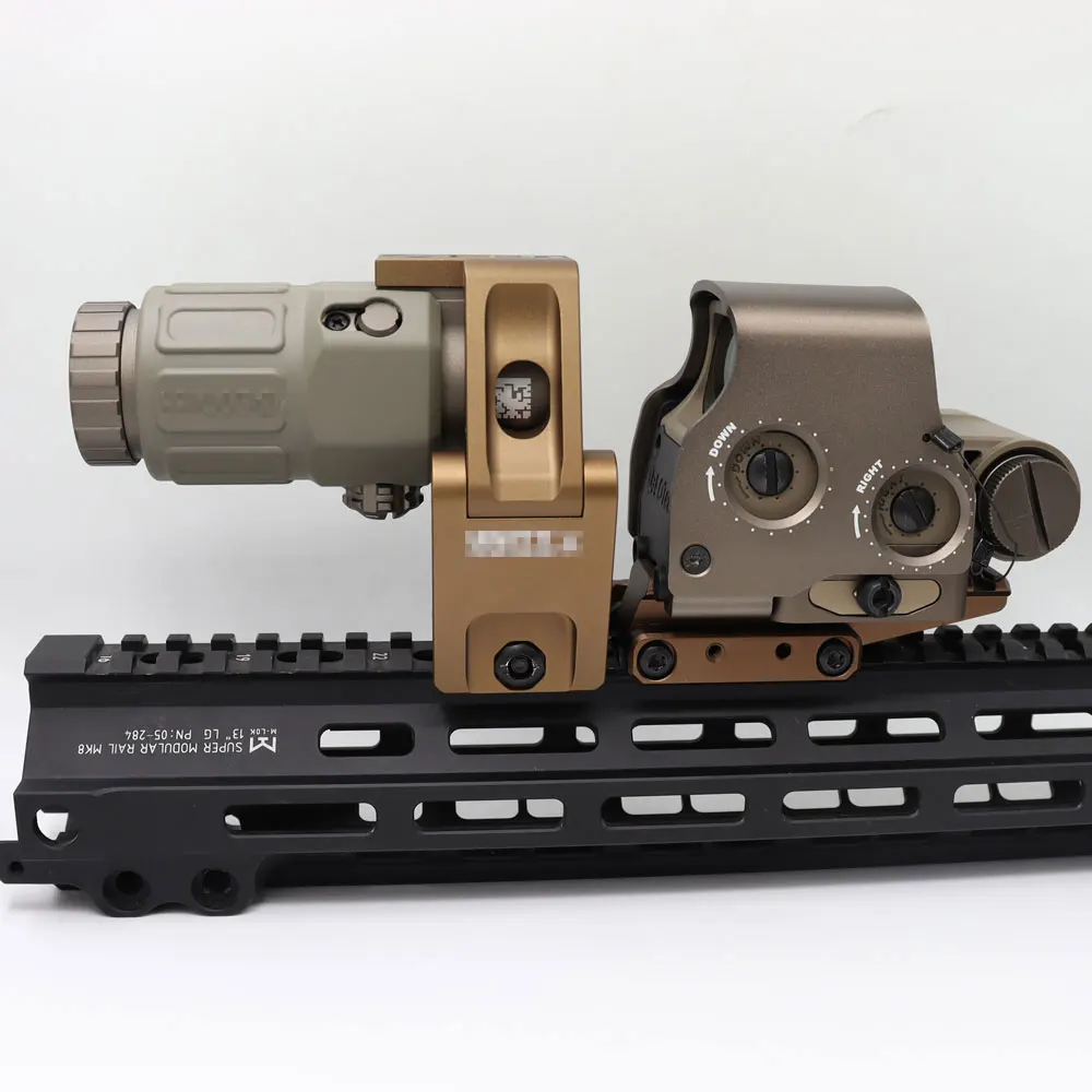 Быстрое крепление FTC для G33 и 558 EXPS Лупа CNC Tech черного цвета FDE прицела охотничьи