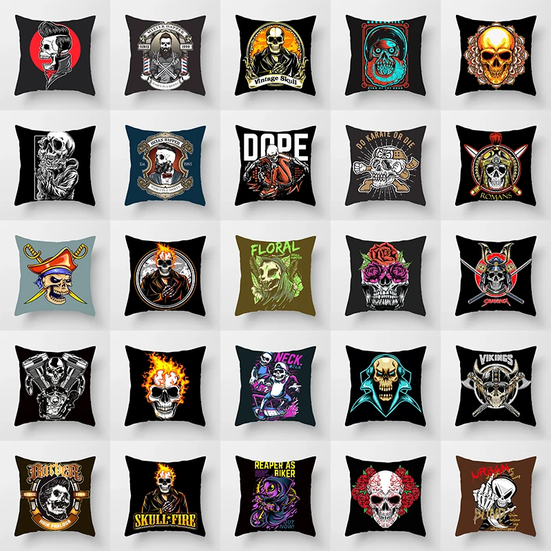 

3D печатные Сахарный Череп крышка чехол для подушки из полиэстера дома, спальни, отеля, украшение автомобиля Чехлы свадебный подарок, учитыв...