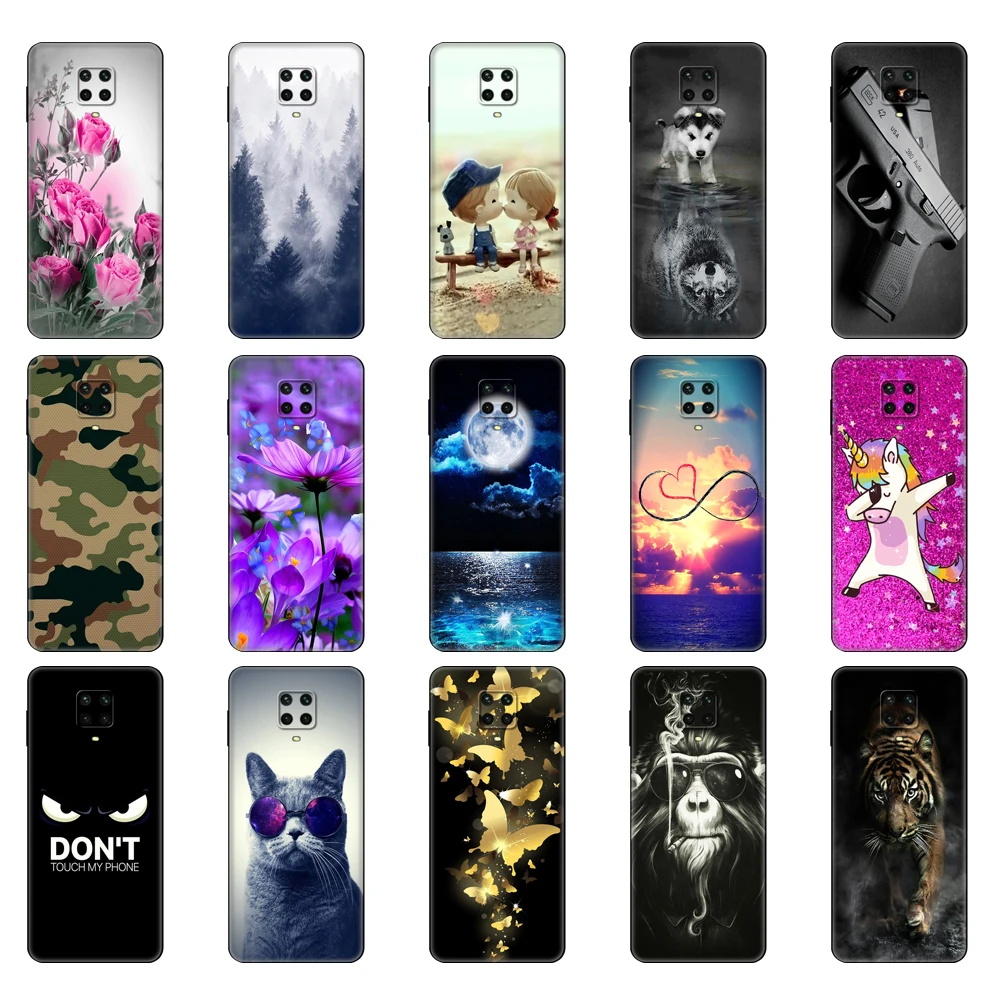 For Xiaomi Redmi Note 9S Case Note 9 Soft Silicon Phone Cover For Redmi Note 9 Pro Back Note9S Note9Pro Note9 bag black tpu case