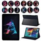 Чехол для планшета Samsung Galaxy Tab A A6 10,1Tab A 9,7 10,5E 9,6S5ES6 LiteA7 10,4A7 LITE из искусственной кожи с инициальными буквами