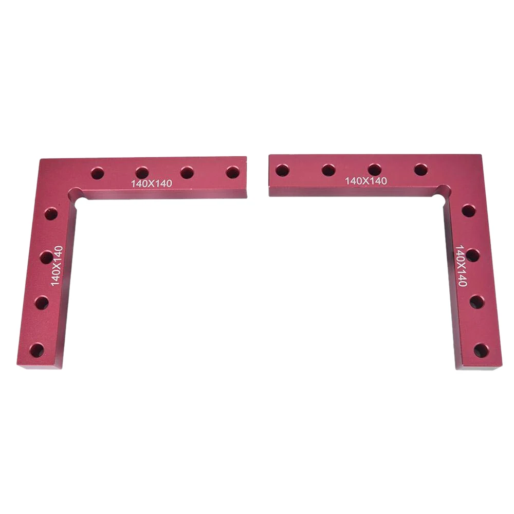 

2Pcs 90 Degree Positioning Squares Woodworking Right Angle Fixing Clip Right Angle Clamps Corner Clamping 140X140mm