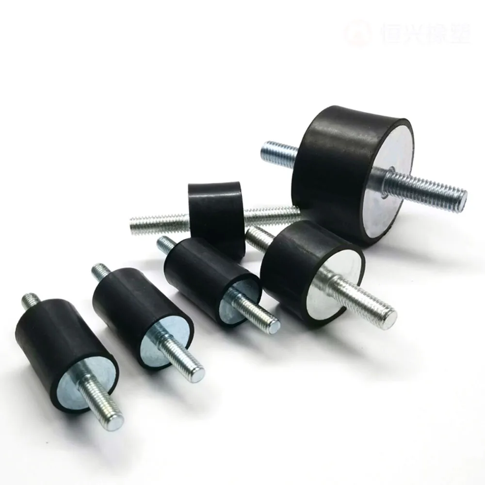 

1pcs Rubber Mount Anti Vibration M10x27/M12x37mm Double Male Thread Silentblock Isolator Damper Dia 40/50/60/70/75/80mm Type VV