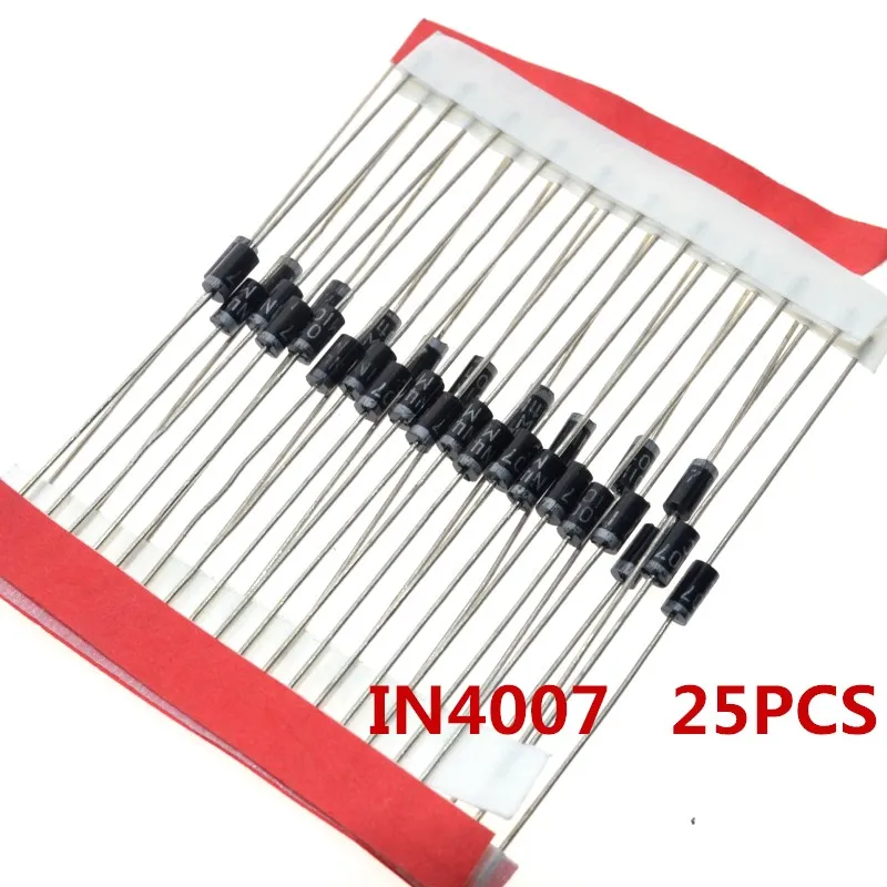 1N4148 1N4007 1N5819 1N5399 1N5408 1N5822 FR107 FR207, 8 значений = 100 шт., пакет с электронными компонентами, набор сортированных диодов