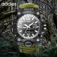 addies g shock mens military watch with compass 3bar waterproof watches digital movement outdoor fashion casual sport watch men