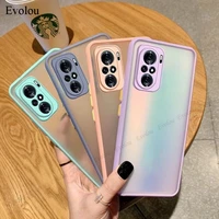 camera lens protection transparent phone case for xiaomi redmi k40 pro note 10 pro shockproof back cover for poco x3 nfc f3 m3