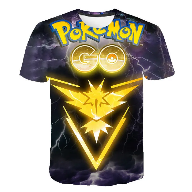 

Childrens T-shirt Japanese Anime Pika 3D Print Boys T-shirts Teenager Streetwear Kids Kawaii Harajuku T shirt For Girl Clothing