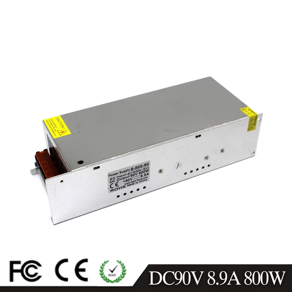 Импульсный источник питания 90 в 800 Вт Ac Dc преобразователь 8.9A светодиодный драйвер