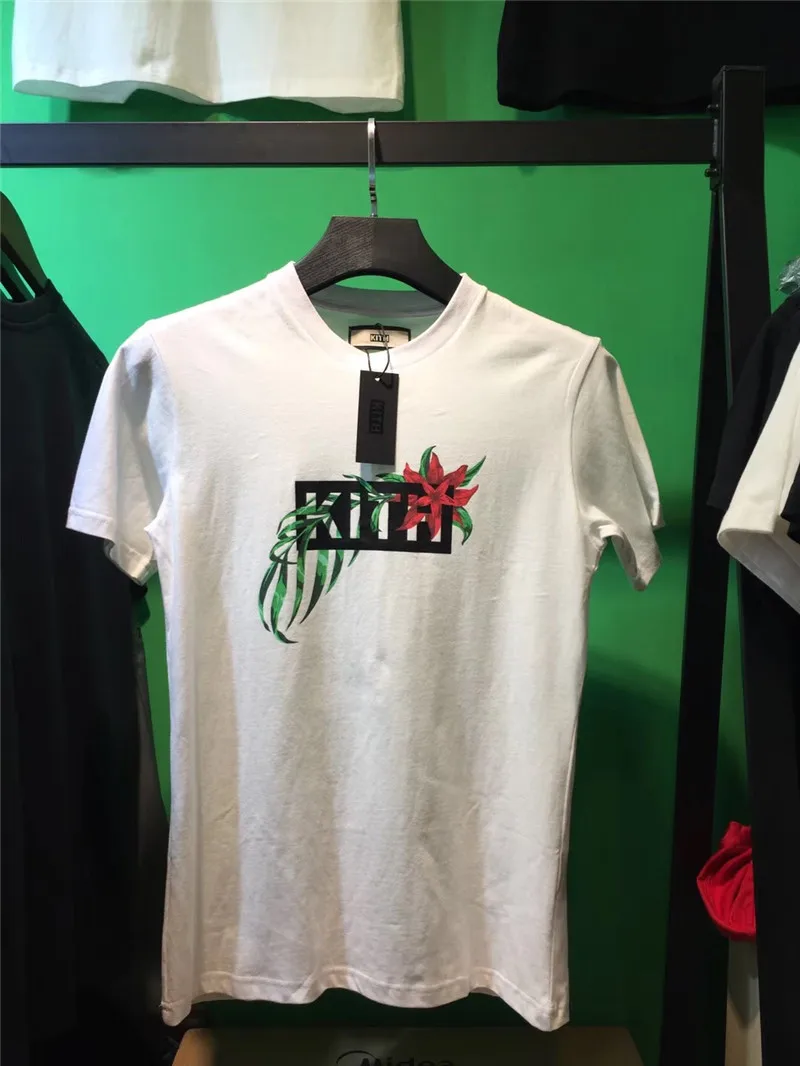 Футболка KITH в стиле хип хоп футболка унисекс для скейтборда летняя модная из