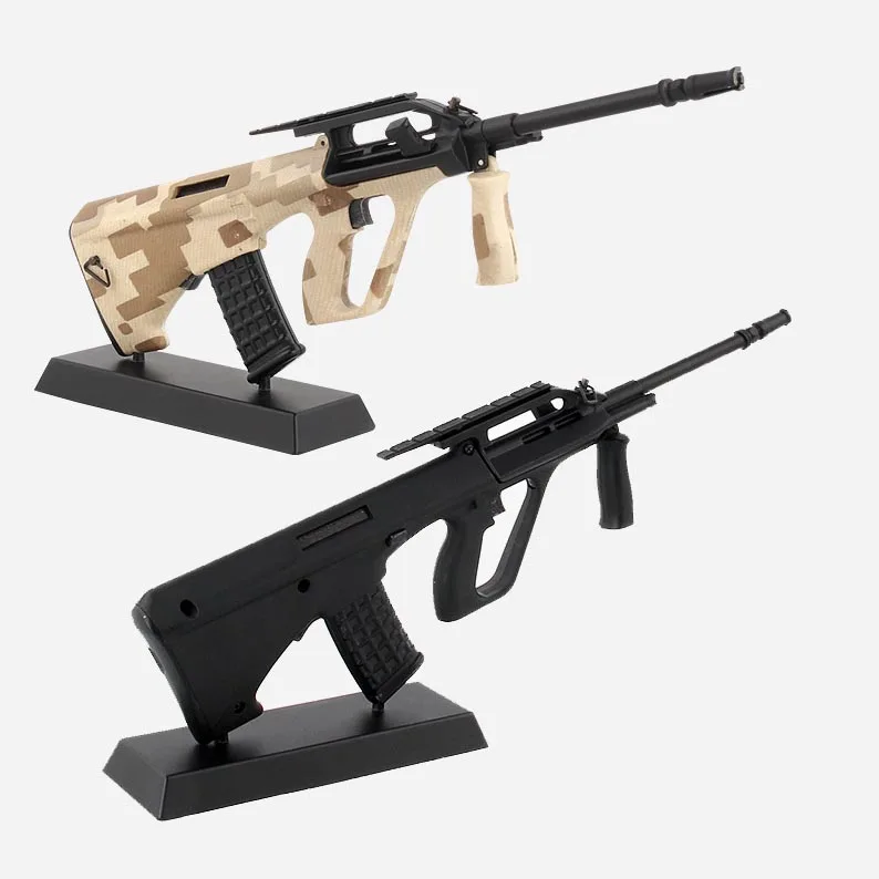 

1:3 Alloy AUG Assault Rifle Metal Removable Gun Model Can Not Shoot Boy Gift Collection and Decoration
