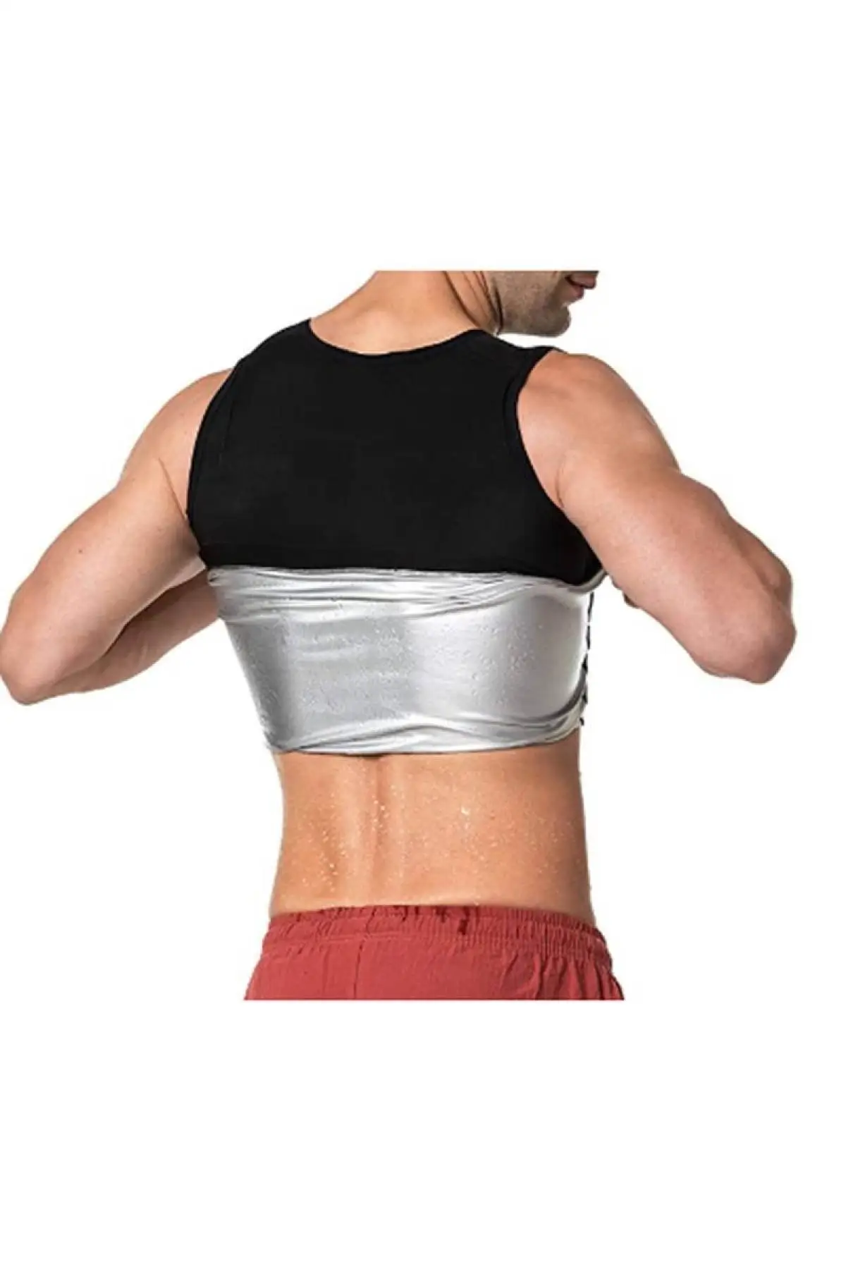 

Male Black Extra Perspiration Thermal Undershirt