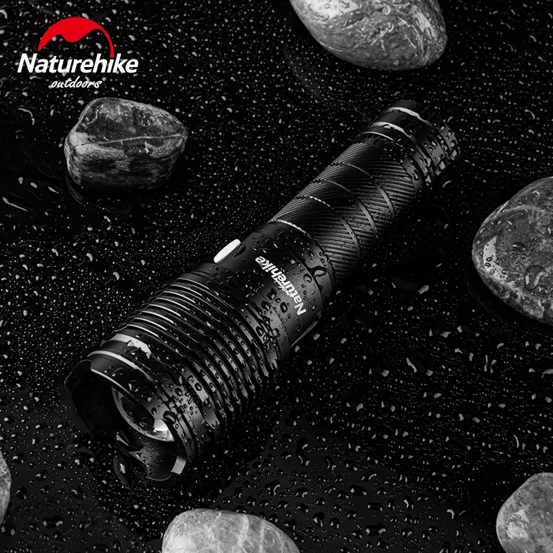 

Naturehike 4000mAH Outdoor Flash Light Outdoor flashlight multi-function portable rechargeable ultra long range zoom