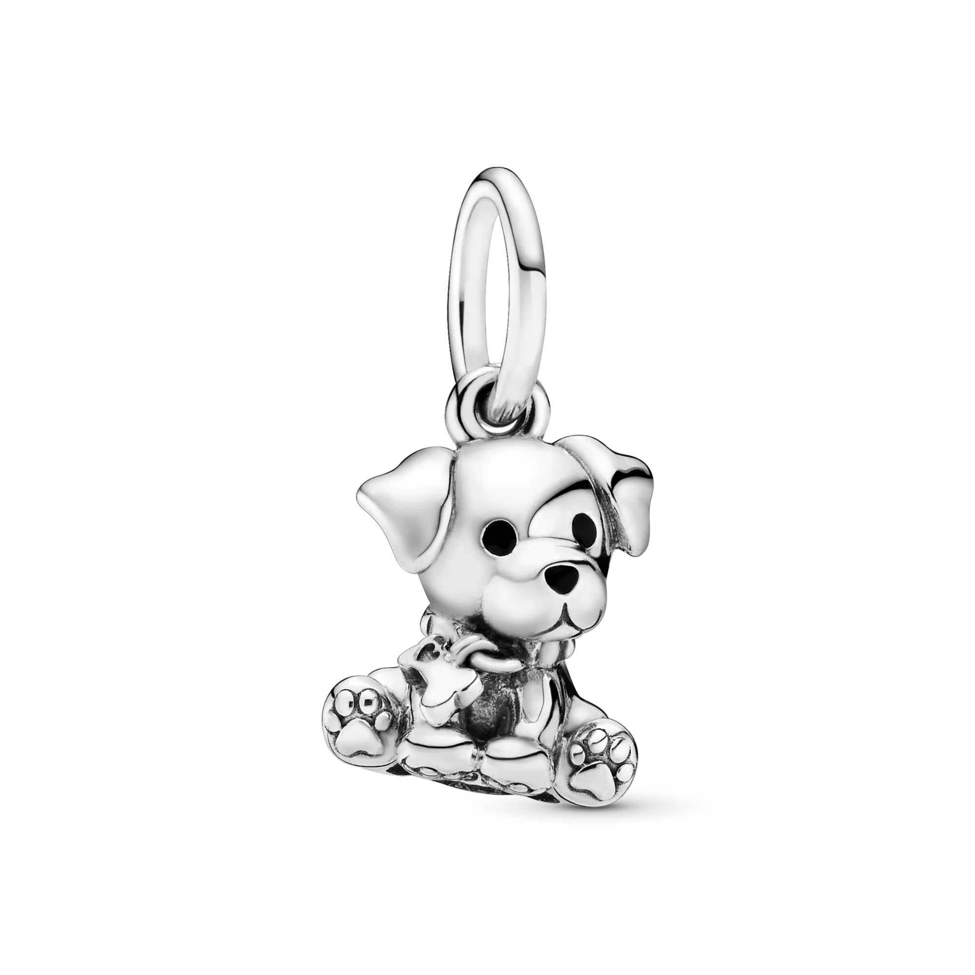 

Hot Sale Real 925 Sterling Silver Labrador Puppy Dog Dangle Beads Fit Original Pandora Bracelets DIY Jewelry Making For Women
