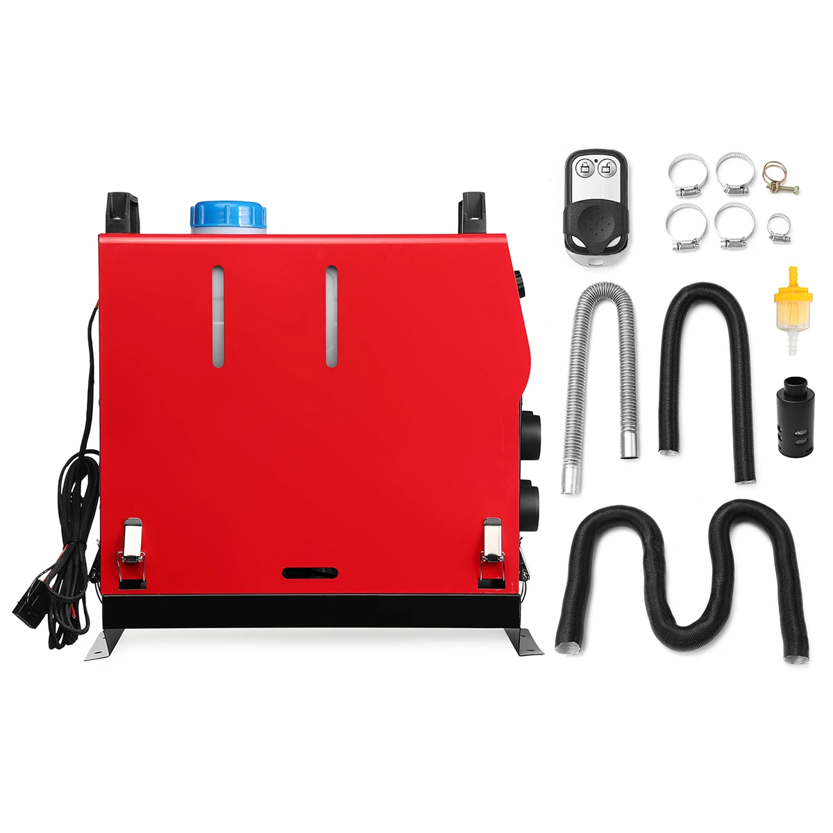Регулируемый 1 до 8kW 8000W дизелей стояночный отопитель 12V автомобильный обогреватель для грузовых автомобилей лодки автобуса ЖК-дисплей ключ переключатель дистанционного Управление