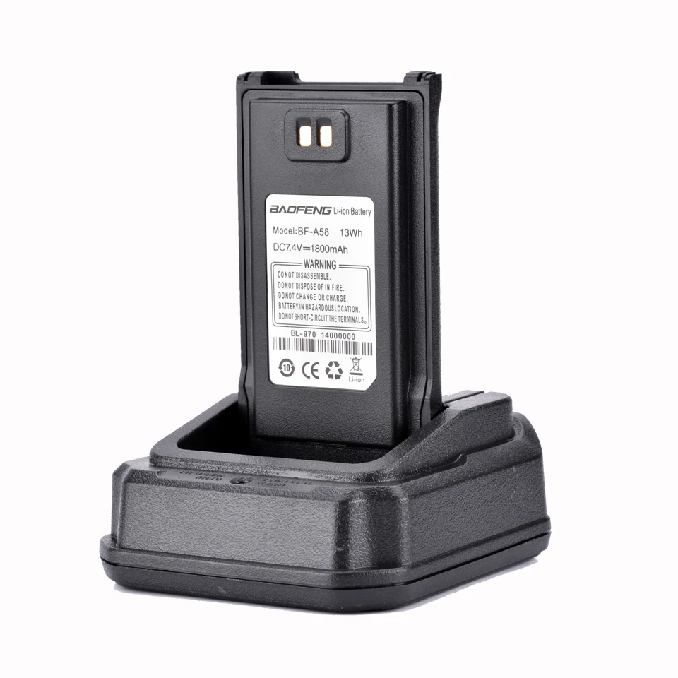 Новый Оригинальный Baofeng A58 BL 970 иди и болтай Walkie Talkie “иди 7 4 V 1800 мА/ч Батарея для