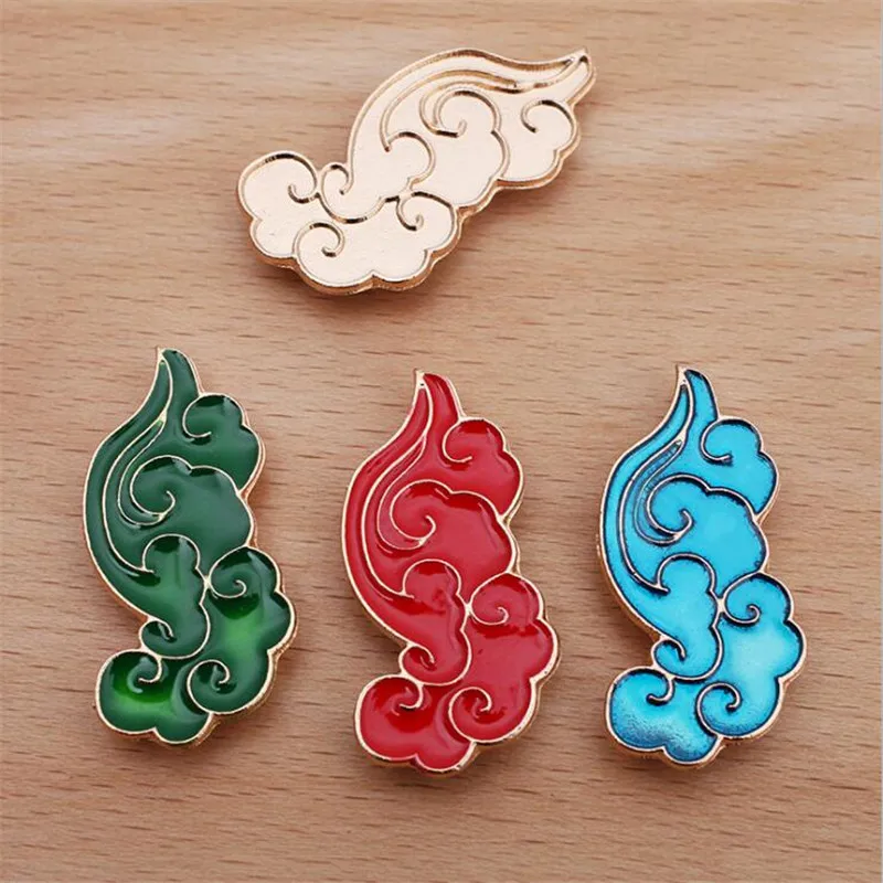 

SIXTY TOWFISH 10 Pieces DIY Jewelry Accessories 18*37mm Alloy Ancient Retro Style Materials Flower Charms