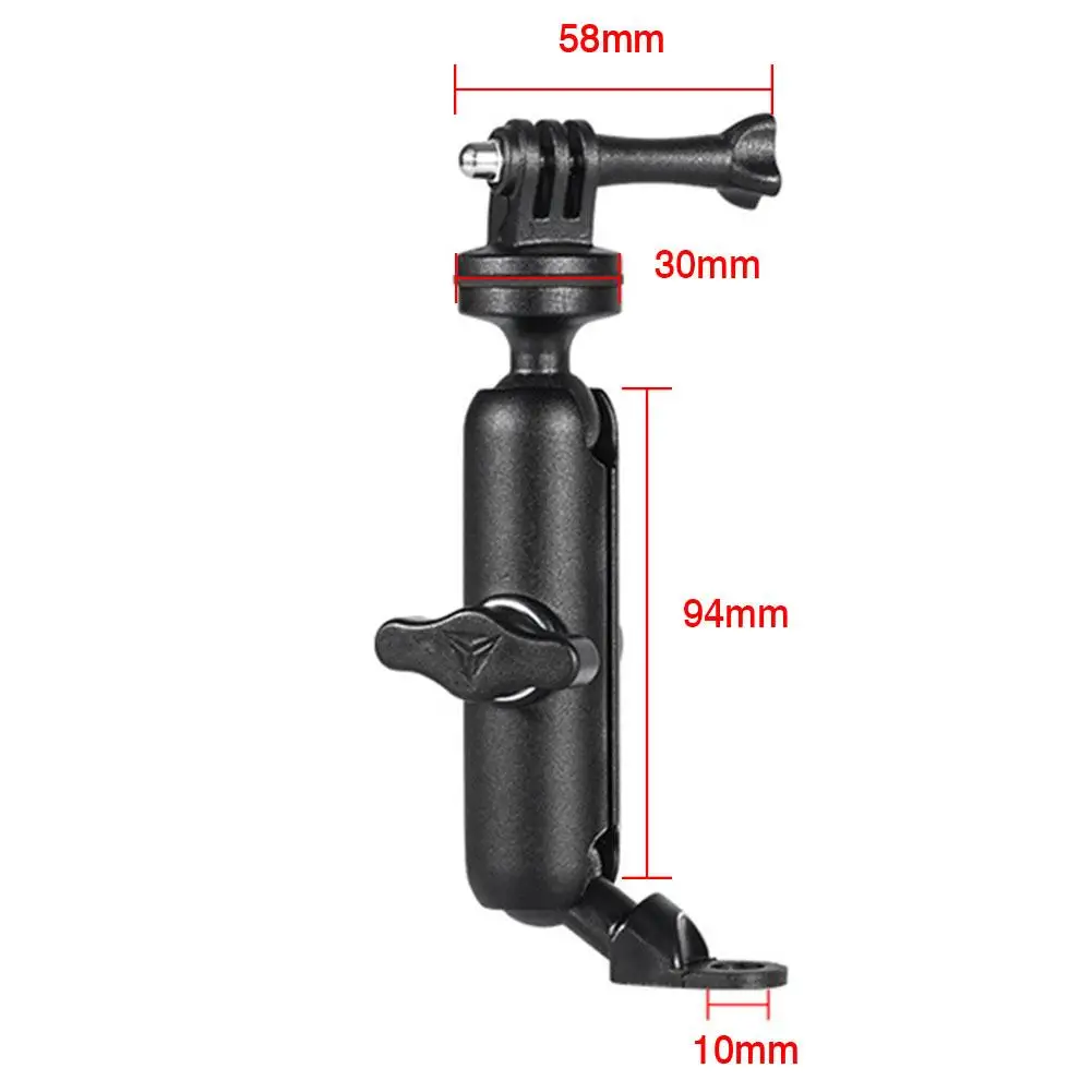motorcycle rearview mirror universal bracket handlebar adjustable mount electronic camera stand holder rearview mirrors 2020 new free global shipping