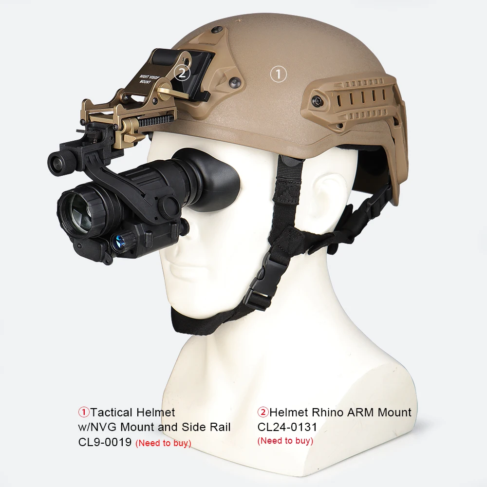 3X32mm цифровой кронштейн ночного видения на шлем для винтовки охоты/кемпинга
