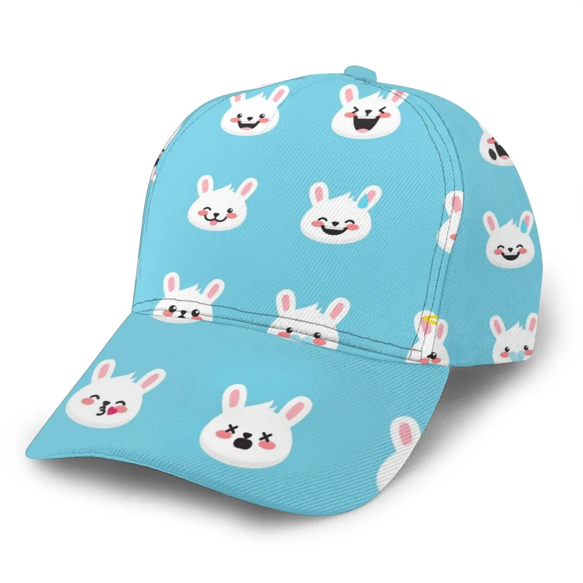 

CINESSD Cute Rabbit Emoticons Baseball Cap women men snapback caps Classic Style hat Casual Sport Outdoor cap
