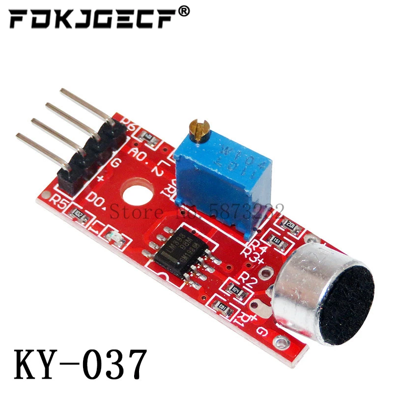 Микрофон голосовой звуковой датчик обнаружения модуль для Arduino AVR PIC Аналоговый