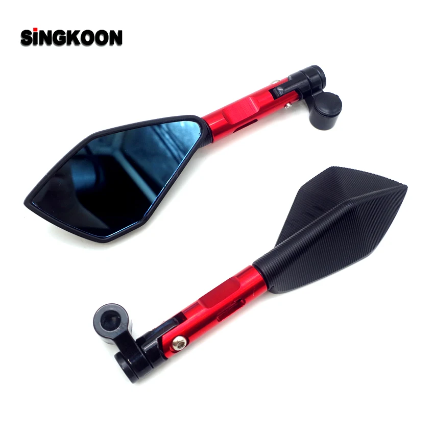 Зеркало заднего вида для мотоцикла 8/10 мм с ЧПУ|Боковые зеркала и аксессуары| |