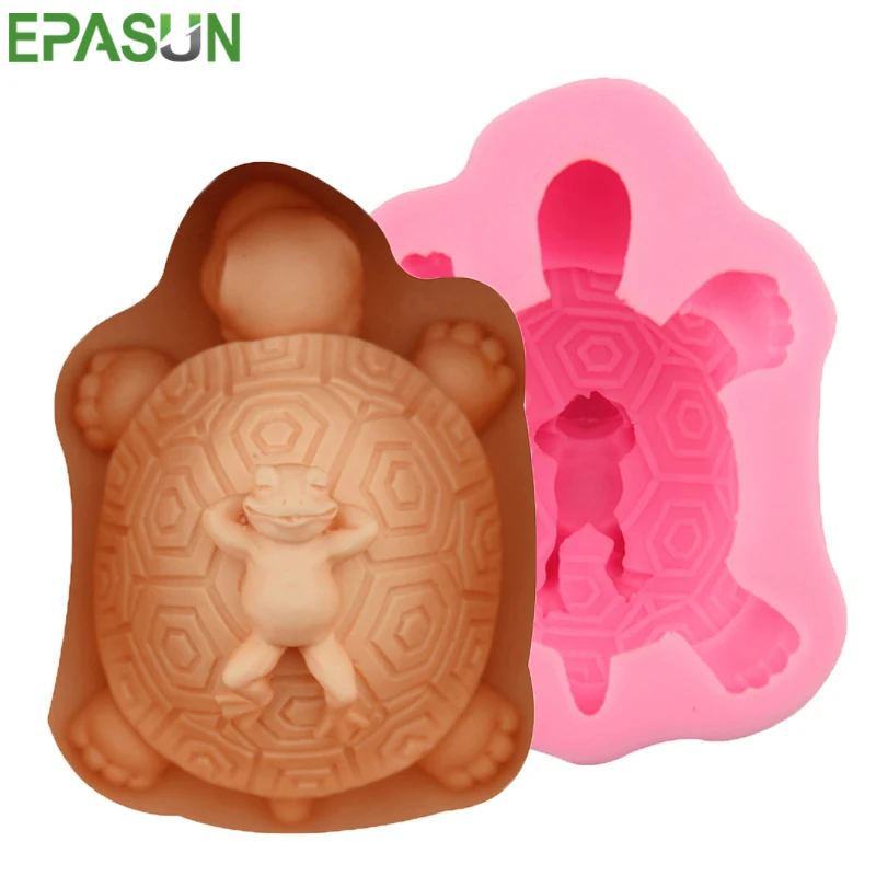 3D силиконовые формы для мыла деньги черепаха животные украшения принадлежности