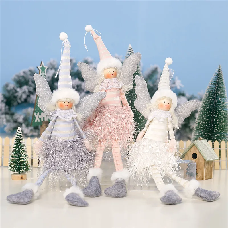 Милый Ангел кукла Рождественская елка кулон мини вешалка для кукол 2019 орнамент