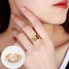 Индивидуальное кольцо с именем короны, простое кольцо с именем королевы для девушки, жены, мамы, сделанное на заказ ювелирное изделие из нержавеющей стали, свадебный подарок