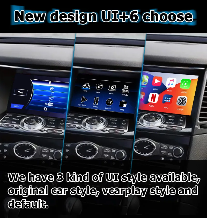 Интерфейс Android / carplay для Infiniti QX70 FX37 FX50 FX 2010 17 с QX50 QX60 QX80 видеоинтерфейс GPS навигация