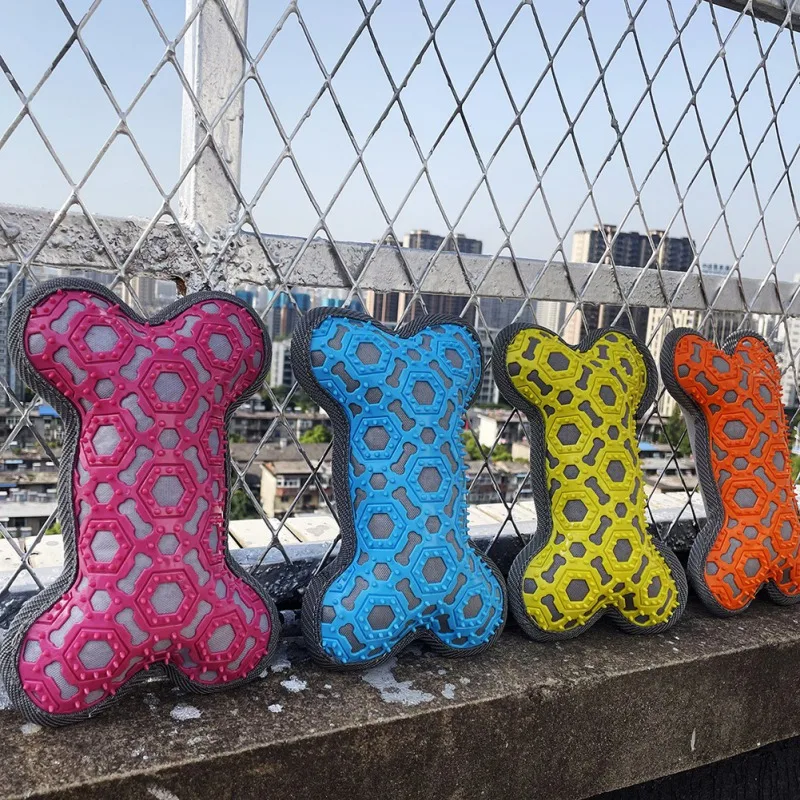 Игрушки для собак со звуком моляра и пищалкой Симпатичные плюшевые жевательные