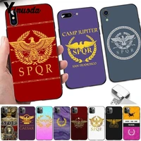 spqr roman imperial legion luxury unique design phone cover for iphone 13 8 7 6 6s plus x 5 5s se 2020 xr 11 pro xs max