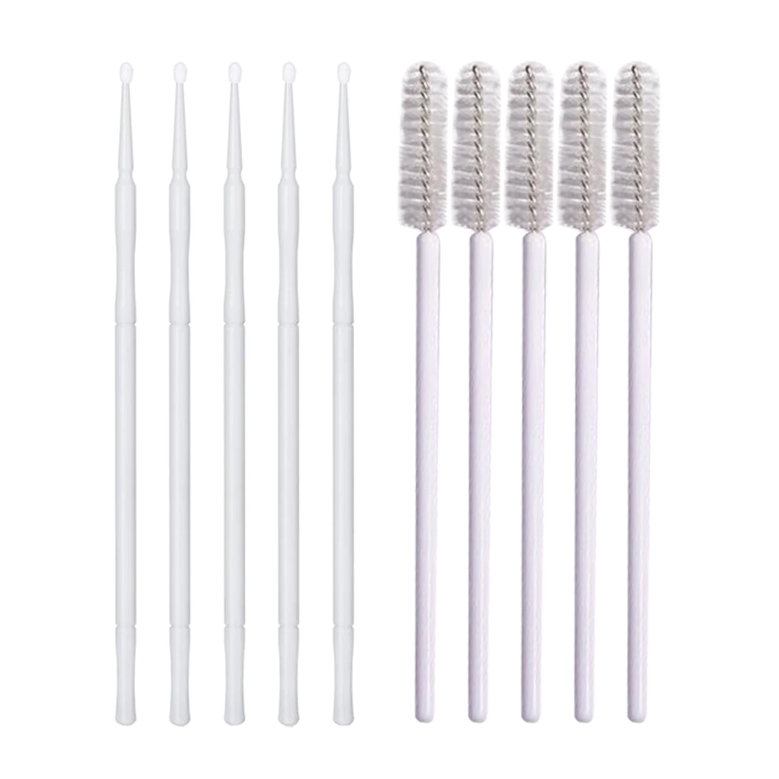 

Mascara Wands White Disposable Eyelash Extension Applicator Spooler Brush